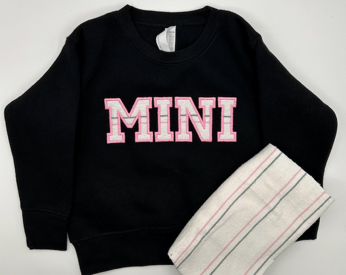 Embroidered MINI Baby Hospital Blanket Fleece Sweatshirt