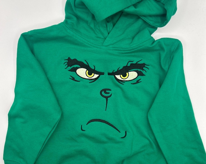 GLOW in the DARK Grinch Hooded Sweatshirt - Matching Family