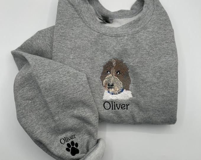 CUSTOM: Personalized Embroidered Pet Sweatshirt