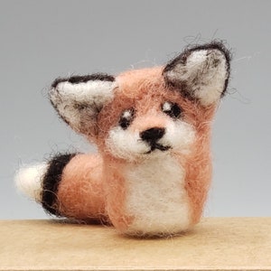 Little Red Foxes Needle Felting Tutorial Gumdrop Miniatures by WOOLIZA PDF Instant Download Video Instruction Beginner Level image 5