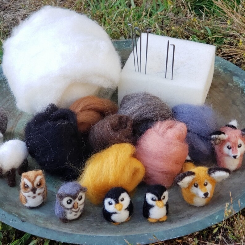 Safari Series Needle Felting Tutorials Gumdrop Miniatures by WOOLIZA PDF Instant Download Video Instructions Beginner Level image 10