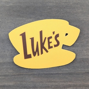 Luke&#39;s Coffee Sticker, Girls of Gilmore Sticker, Hollow and Stars Sticker