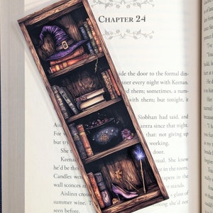 Witchy Bookmark, Magical Bookmark, Wiccan Bookmark