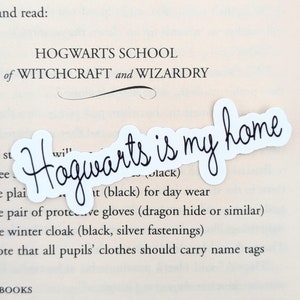 Wizard School Sticker, Wizard Home Sticker, Book Lover Gift