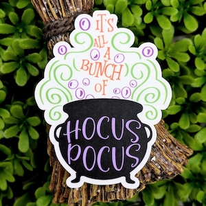 Bunch of Hocus und Pocus Aufkleber, Kessel-Aufkleber, Witchy-Aufkleber, Halloween-Spaß