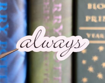 Always Sticker, Book Lover Sticker