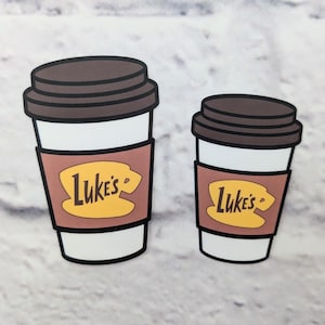 Luke&#39;s Coffee-sticker, Girls of Gilmore-sticker, Lorelai-sticker