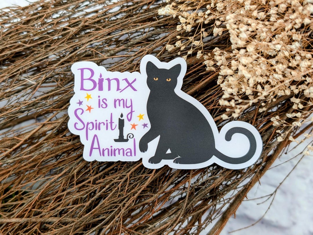 Hocus and Pocus Sticker, 3.75 X 2.23 Inches, Cat is My Spirit Animal ...