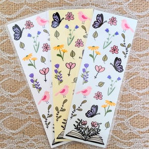 Blumen Lesezeichen, Garten Lesezeichen, Pflanzen Liebhaber Lesezeichen