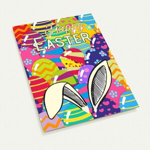 Cartoline di Pasqua Coniglietto e Pulcino - Confezione da 10 - Illustrazione personale