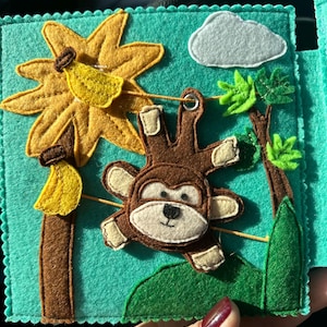 Handmade Montessori Busy Book: Sensory Learning Toy for Toddlers