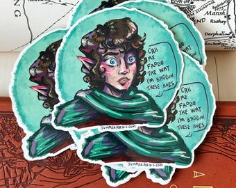 frodo baggins sticker