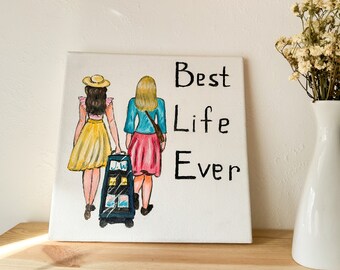 Handpainted JW Gift, Wall Art, Custom Pioneer Gift
