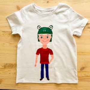 JW Gift Kids, Handpainted T-shirt, Cotton 100%,  Ministry clothes, Baptism Gift, Jw Gifts Children, Custom Gift, JW Convention Gift