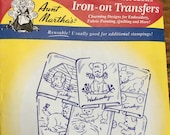 Puppy Fun - Aunt Marthas Hot Iron Transfers for Embroidery Fabric Painting Quilting Needlepoint Crafts 3748 Made in the USA