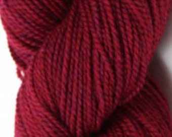 Baby Alpaca Merino Wool Yarn Mirasol Umina 247 yards Worsted Color #10005 Merlot