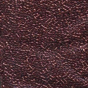 11/0 Miyuki Delica Transparent Luster Red Metallic Glass Seed Beads 7.2 grams DB0116