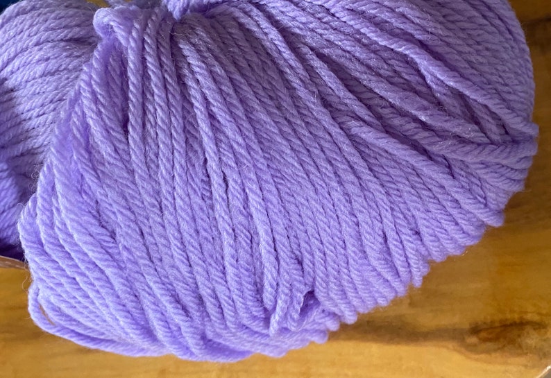 Clearance Amethyst Purple Ella Rae DK Merino Superwash Wool Yarn 260 yards Color 119