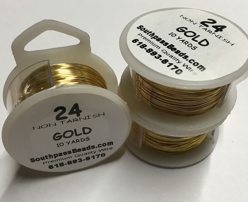 PRO-QUALITY GOLD NON TARNISH 28GA WIRE 45FT