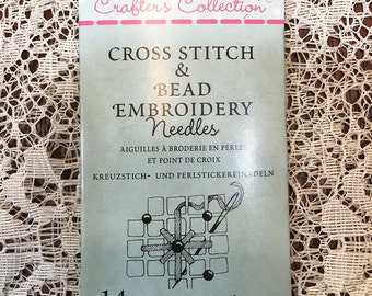 Needles for Cross Stitch and Bead Embroidery John James Cross Stitch Needles 14 Needles JJCC014