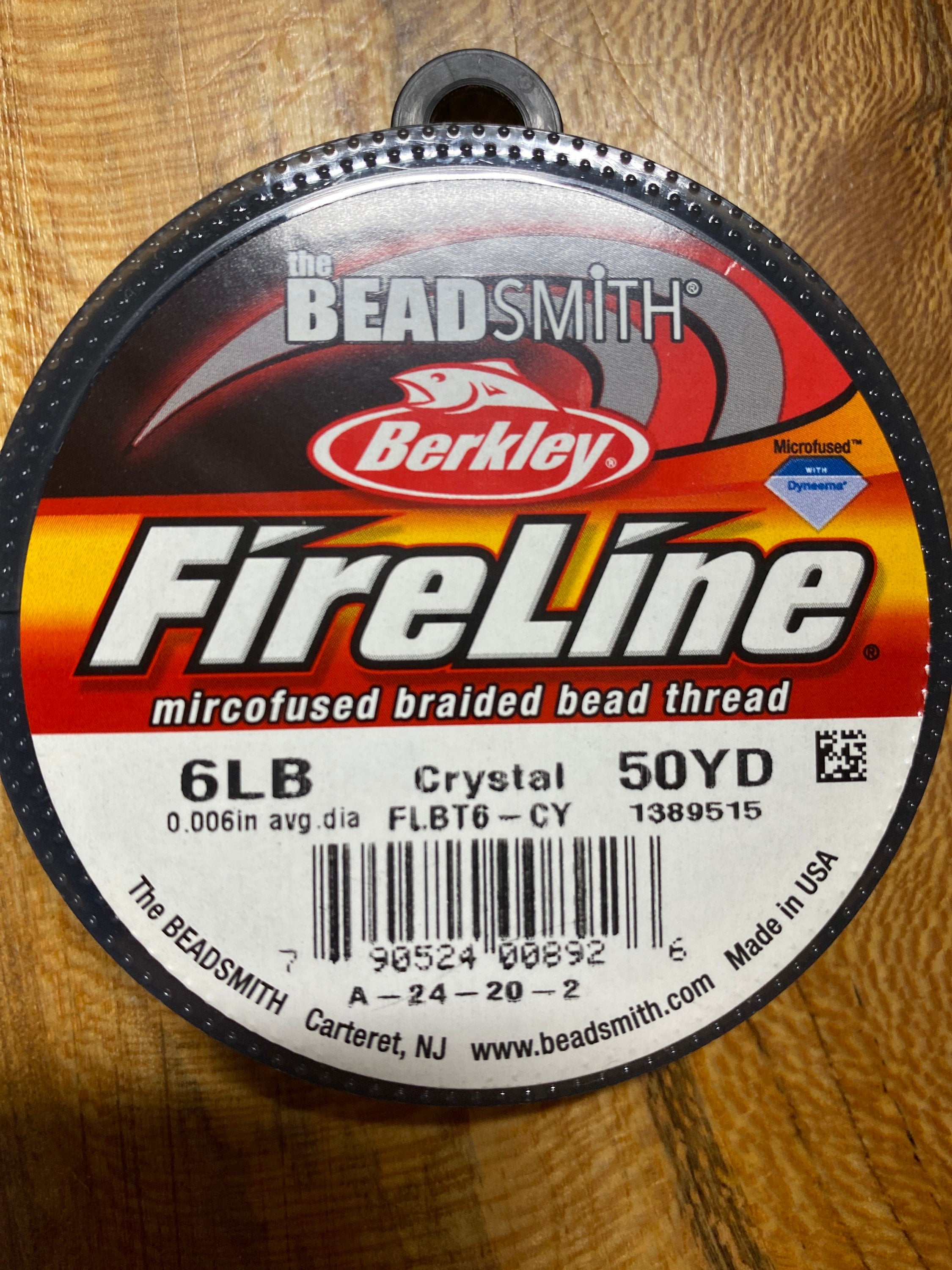 6 Lb Crystal Fireline Braided Beading Thread .006 Avg Diameter 50 Yards -   Canada