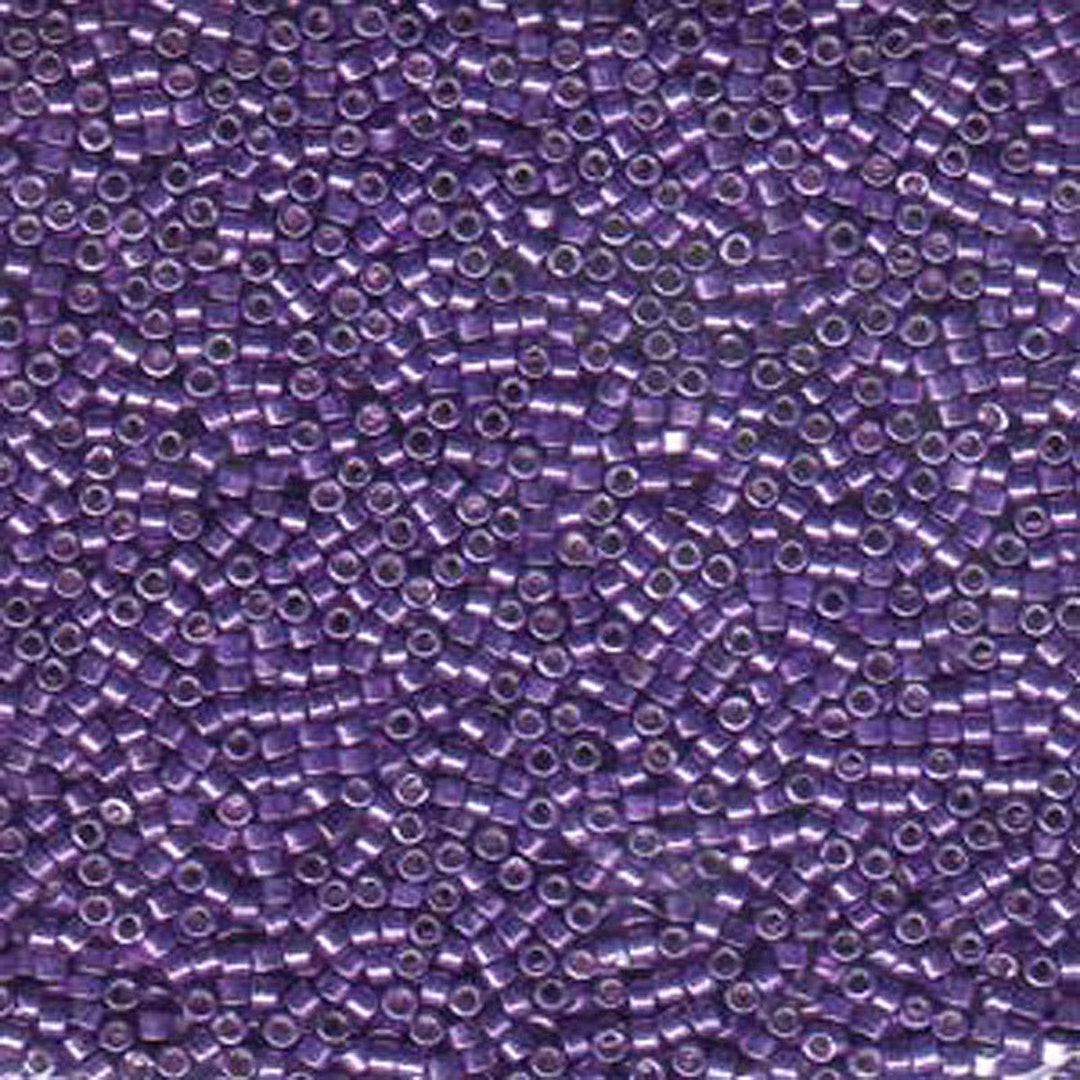 11/0 Miyuki Delica Galvanized Purple Glass Seed Beads 7.2 Etsy