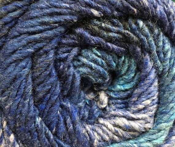 Clearance Melilla Silk Wool Nylon Yarn Blue Violet 220 yards Worsted Weight NEW Color 04