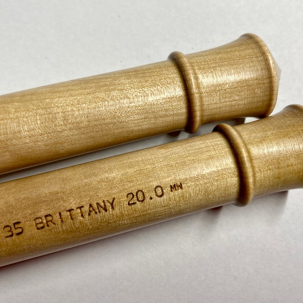 Size 35 Brittany Birch Wood Knitting Needles 10 inch Long Made in the USA Size 35 US 20.0mm