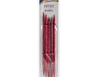 Size 10 Double Point Needles Knitters Pride Dreamz Birch Wood Knitting Double Point Needles 8 inch Long US 10 Set of 5 needles