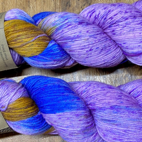 Superwash Araucania Huasco Sock Yarn Hand Painted Wool Polyamide Super Fine Fingering Weight Yarn Color 1017 Vina Del Mar