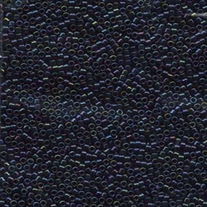 11/0 Miyuki Delica Blue Iris Glass Seed Beads 7.2 grams DB002