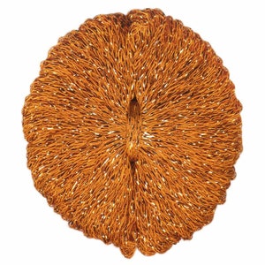 Lana Gatto Santorini Orange DK Weight Yarn Viscose Polyester 207 yards color #8613