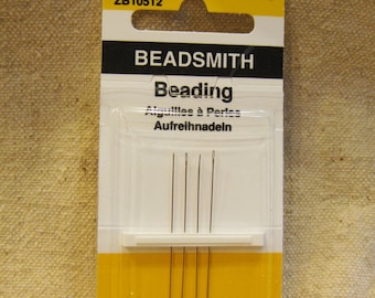 Beadsmith English Beading Needles Pack of 4 Size 12