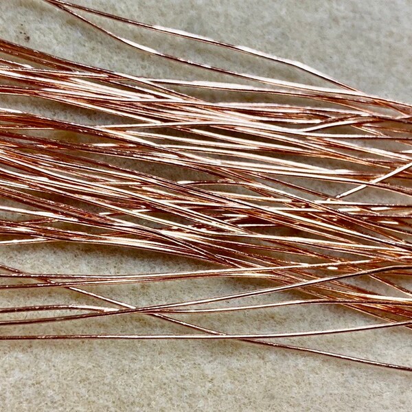 4 Inch Head Pins Extra Long Copper Plated Four Inch Headpins 21 gauge approx. 144 pcs F143