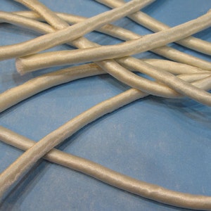 Satin Covered Upholstery Cord for Bead Weaving Tubes Jewelry Making 3/16&quot; or 5mm
