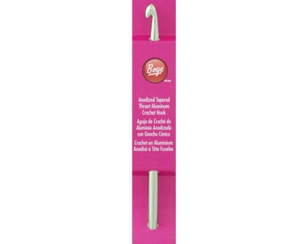 Boye Crochet Hook Aluminum Size I 6 inches Made in USA