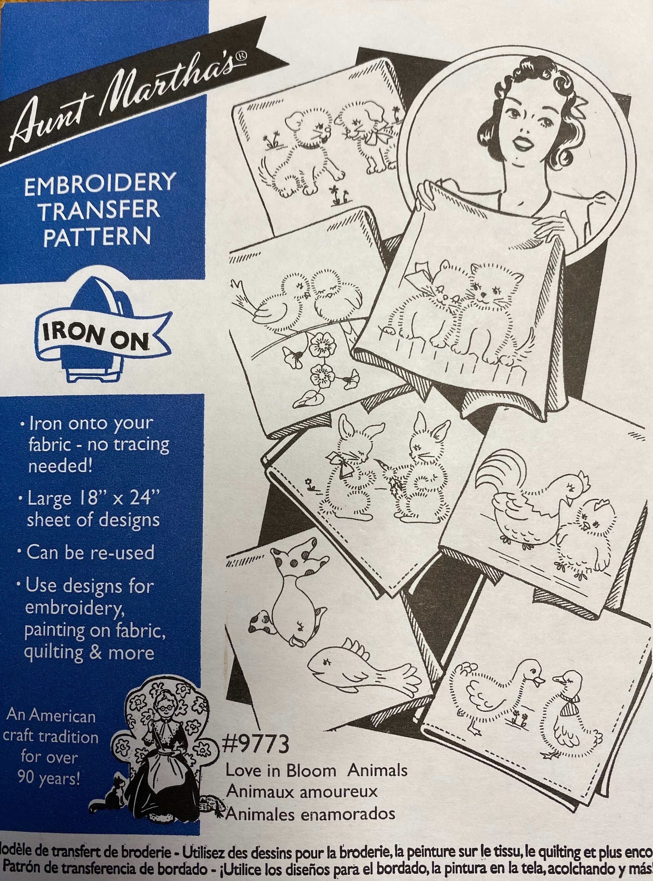 Aunt Martha's® Hot Iron On Transfers — Countryside Quilts (Sue's
