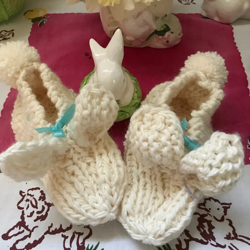 Rabbit Slippers - Etsy