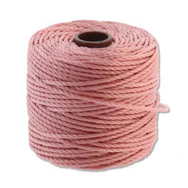 S-Lon Tex 400 Rose Pink Multi Filament Cord 35 yard Spool