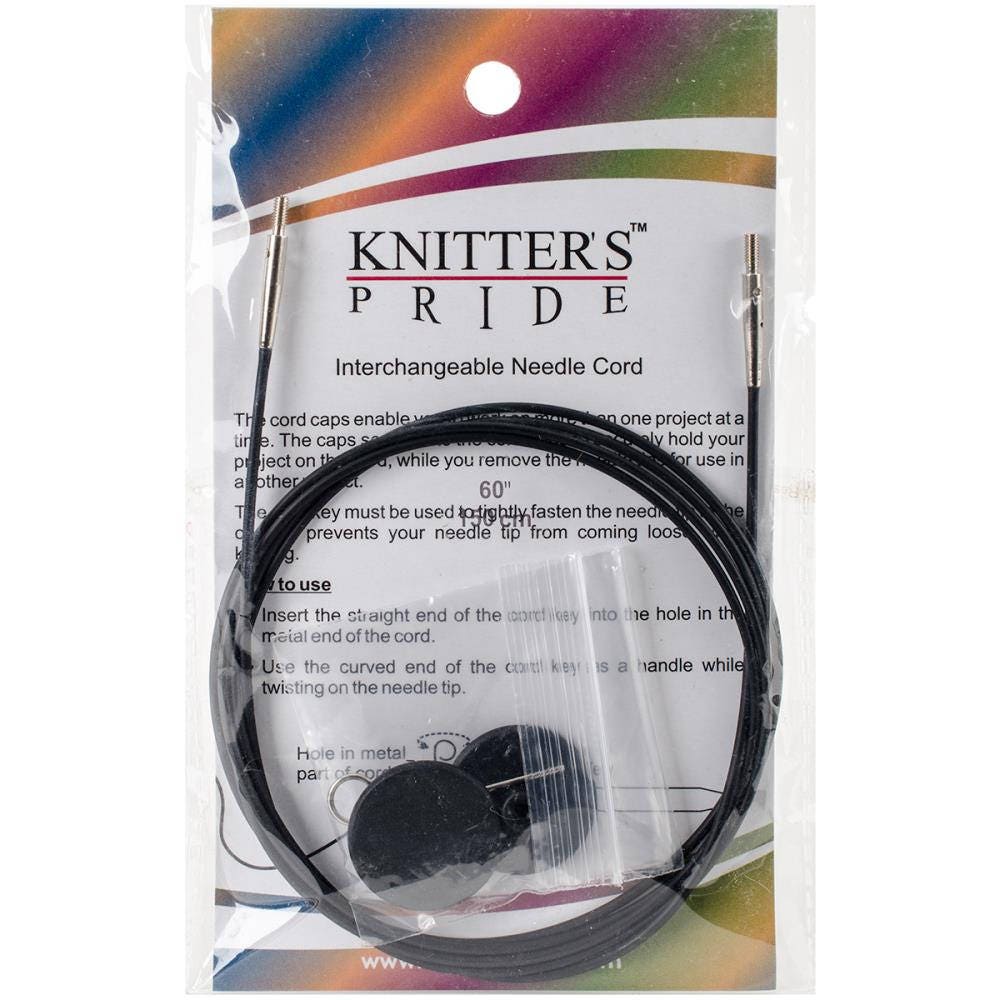 24 Knitter’s Pride Interchangeable Cord (Green)