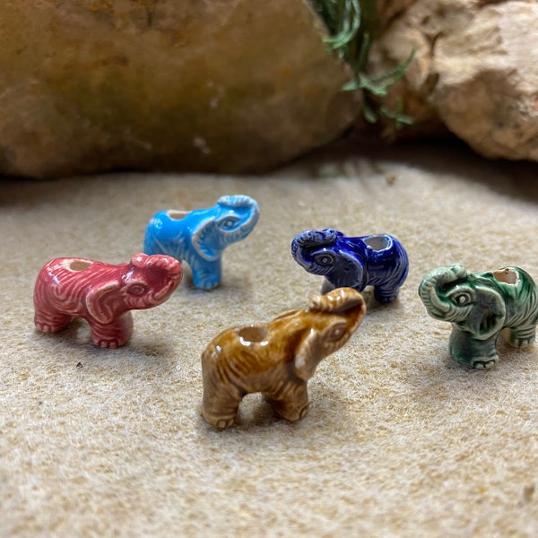 Ceramic Animal Beads Etsy