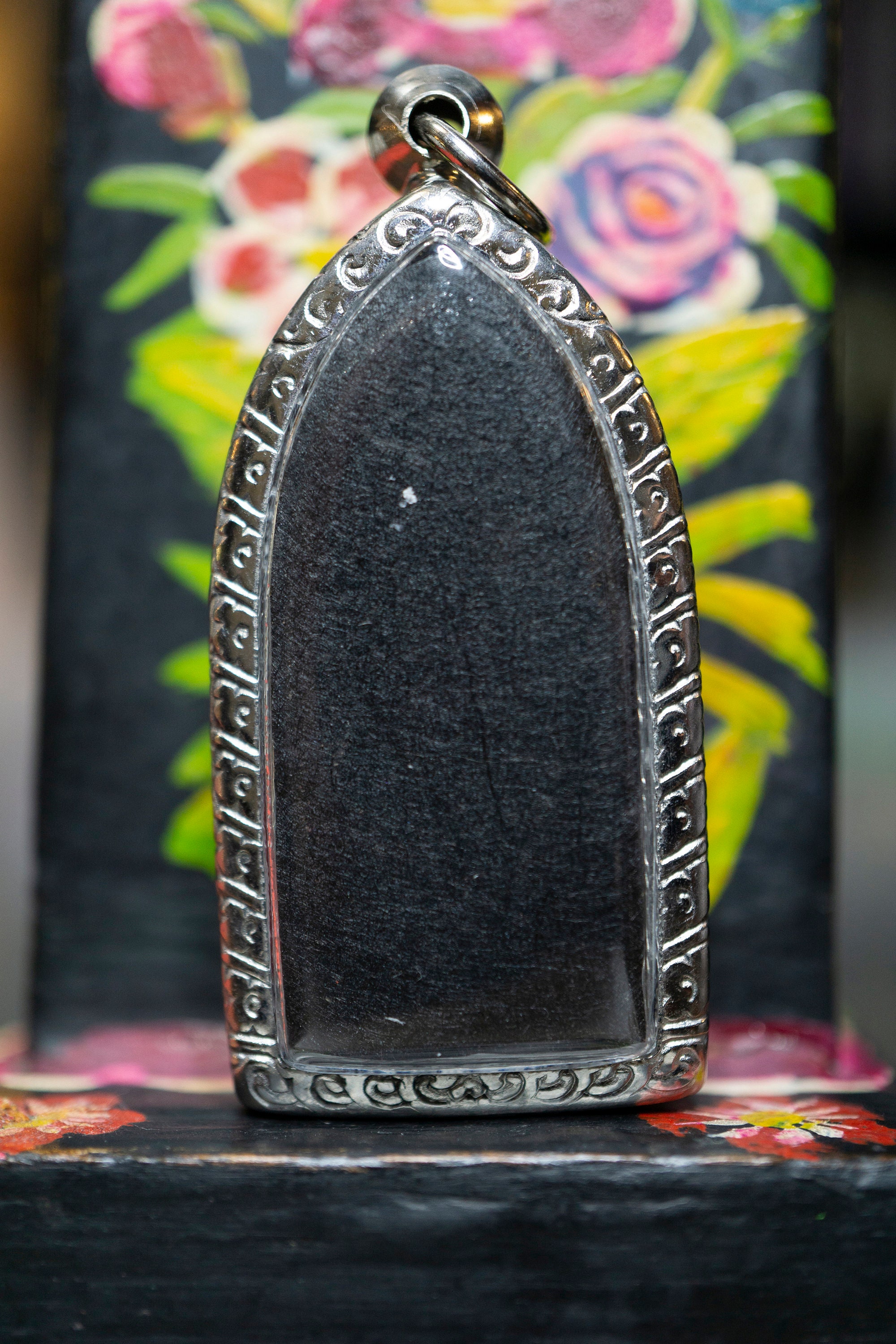 Santa Muerte Negra/black Robe Loaded Amulet - Etsy