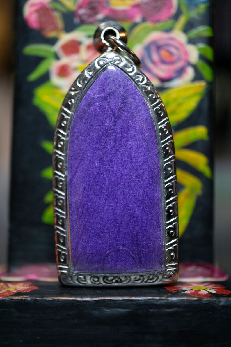 Santa Muerte Morada/purple Robe Loaded Amulet - Etsy