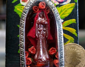 Santa Muerte Roja/Red Robe Loaded Amulet