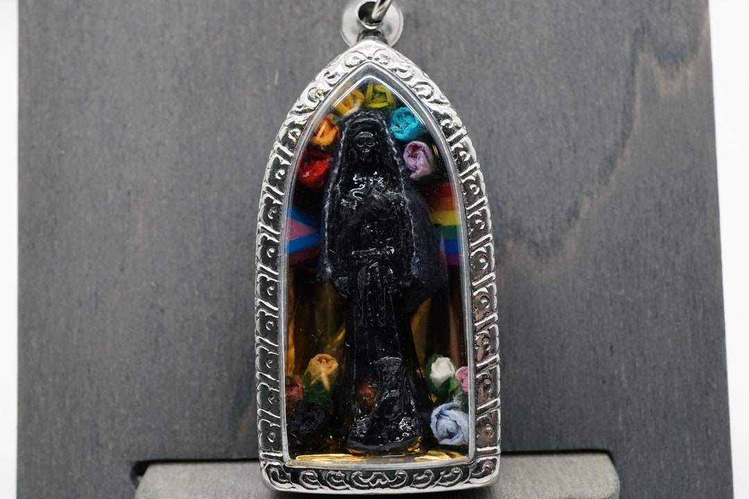 Made-to-order: Your Custom Flag Santa Muerte Negra/black Robe LGBT+ ...