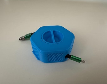 Portable Cable Organizer / Winder - Compact Cord Management Solution