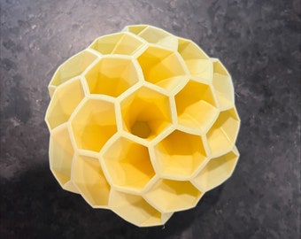 3D Printed Honeycomb Desk Organizer - Modern Pen Holder - Stylish Office Supplies Organizer