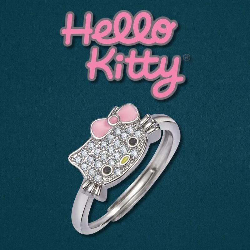 Gold Hello Kittu Ring