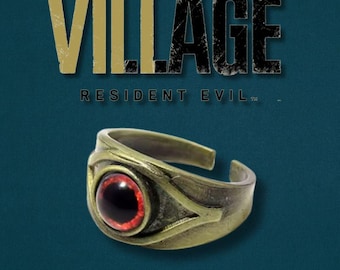 Resident Evil Inspired Ring – Goth Jewelry, Raccoon City Style Band, Collectible Gift for Gamers & Cosplayers