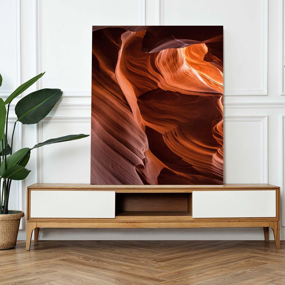 Image showcasing Antelope Canyon Wallart,desert Landscape, Southwest Decor, Grand Canyon ...
